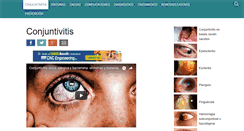 Desktop Screenshot of conjuntivitis.net
